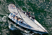 Yacht during the New York Yacht Club Invitational Regatta, Newport, Rhode Island. September 2009.