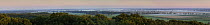 Panoramic view of Lenzer Wische, Elbe Biosphere Reserve, Lower Saxony, Germany, July 2008
