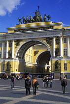 Dvortsovays Square (Winter Palace Square), City of St. Petersburg, Russia, June 2007