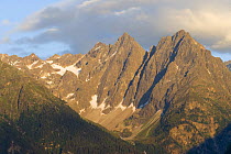 View of mountains from Kaunerberg, Naturpark Kaunergrat, Ätztaler Alps, Tirol, Austria, July