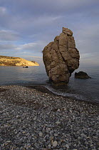 Petra tou Romiou (Aphrodite's Rock) Pissouri Bay, near Paphos, Cyprus, March 2009