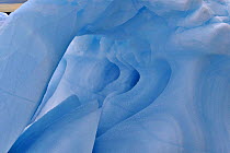 Ice formations on an iceberg, Austfonna, Svalbard, Norway, June 2009
