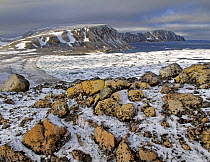 View of Martensoya, Seven Islands, Svalbard, Norway