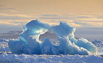 Ice formations, Svalbard, Norway, February 2009