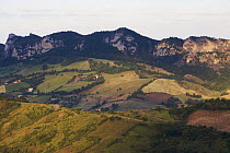 Hills across the valley of the San Marino river, San Marino, May 2009