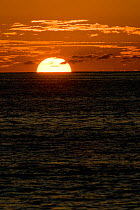 Sunset at Poor Man's Paradise near Drake Bay, Osa Peninsula, Corcovado National Park, Costa Rica, February 2009