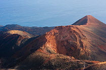 Teneguia Volcano crater, La Palma, Canary Islands, Spain, March 2009