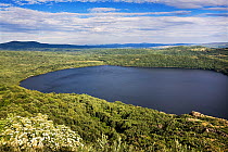 Sanabria lake, Sanabria Natural Park, Sierra de la Cabrera, Castilla y Leon, Spain. July 2008.