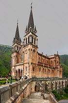 Covadonga Church, Picos de Europa National Park, Spain. July 2008.