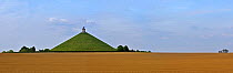 The Lion Hill, the main memorial monument of the Battle of Waterloo, Eigenbrakel, Belgium