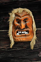 Traditional Tschäggätta mask, Lötschental, Switzerland