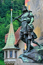 Statue of William Tell and his son, Altdorf, Switzerland, July 2009