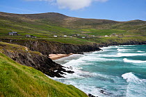 Beaches and cliffs around Slea Head, near Dunquin. Dingle Peninsula, County Kerry, Republic of Ireland, May 2009.