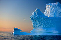 Iceberg, Disko Bay, Greenland, August 2009.