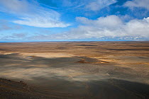 Melrakkasletta plateau, gravel desert, Thingeyjarsyslur, Iceland, May 2009