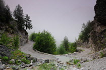 Mountain road, Thethi National Park, Albania, June 2009