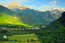 Remote village of Thethi, Thethi National Park, Albania, July 2009
