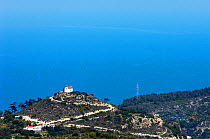 Church on the top of a hill, Prina, Crete, Greece, April 2009
