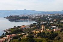 View of Agios Nikolaos, Crete, Greece, April 2009