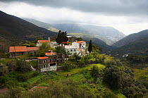 A small mountain village, Western Crete, Greece, April 2009