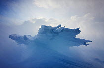 Ice formation, Agardh-bukta, Spitsbergen, Svalbard, March 2009