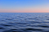 Baltic sea, viewed from Mn at dusk, Denmark, July 2009