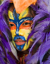 Portrait of a dancer at the Candaba Bird Festival, Luzon, Philippines, March 2009