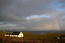 Houses on Tory island, County Donegal, Republic of Ireland, June 2009