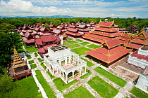 Mandalay Palace, Mandalay, Mandalay Division, Myanmar, Burma. August 2009