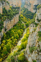 Foz de Arbayun (Arbayun Canyon) in Salazar, Pyrenees, Navarra, Spain. October 2009