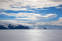 Lenticular clouds over Ross Island, Antarctica, December 2008