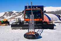 Device on the Camoplast to enable scientists to survey under-ice lakes with radar. Patriot Hills, Antarctica, January 2006.