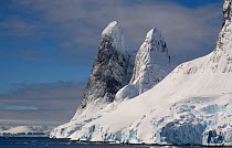 False Cape Renard at the entrance to the Lemaire Channel, Southern Ocean, Antarctica, October 2006.