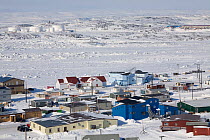 Museum and cultural centre by the shore in Iqaluit. Nunavut, Canada, April 2008.