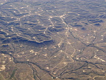 Nodding Donkey oilfields in the Badlands of Southern Texas, USA, November 2007.