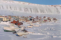 Inuit community of Arctic Bay on the north coast of Baffin Island. Nunavut, Canada, 2005.