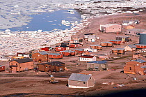 Inuit hamlet of Grise Fjord, Canada's most northern village. Ellesmere Island, Nunavut, Canada, 1994.