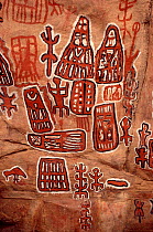 Dogon Cave Painting. Mali, West Africa, 1981.