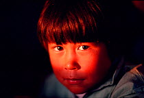 Inuit boy, Northwest Greenland, 1987.