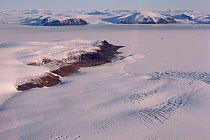 Aerial view of Greenland Icecap from near Cape York. Northwest Greenland, 1991