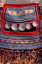 Detail of traditional Even woman's apron. Evensk, Magadan Region, Eastern Siberia, Russia, 2006.