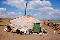 Goat herder's Yurt, Republic of Tuva, Siberia, Russia, 1998.
