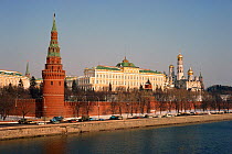 View of the Kremlin from the Moscow River. Moscow, Russia.