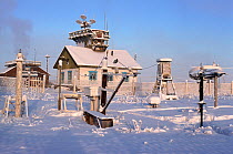 The Meteorological Station at Verkhoyansk where the record low temperature of -67.8 degrees celsius was recorded in 1885. Siberia, Russia, 1999.