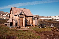 Ruins of Camp Mansfield on the north side of Kongsfjorden, Spitsbergen, 1993.