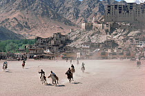 Polo game at Leh, the capital of Ladakh, India, 1986.