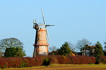 Sutton windmill, Norfolk Broads, built in 1789, one of the UK's tallest windmills, Norfolk, UK, November 2009