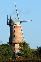 Sutton windmill, Norfolk Broads, built in 1789, one of the UK's tallest windmills, Norfolk, UK, November 2009
