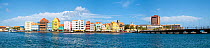 Punda side of Willemstad Harbor, Curacao, Netherland Antilles, Caribbean.