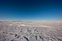 Pack / sea ice near Cape Tobin, Scoresbysund, Ittoqqortoormiit, North East Greenland. March 2009.